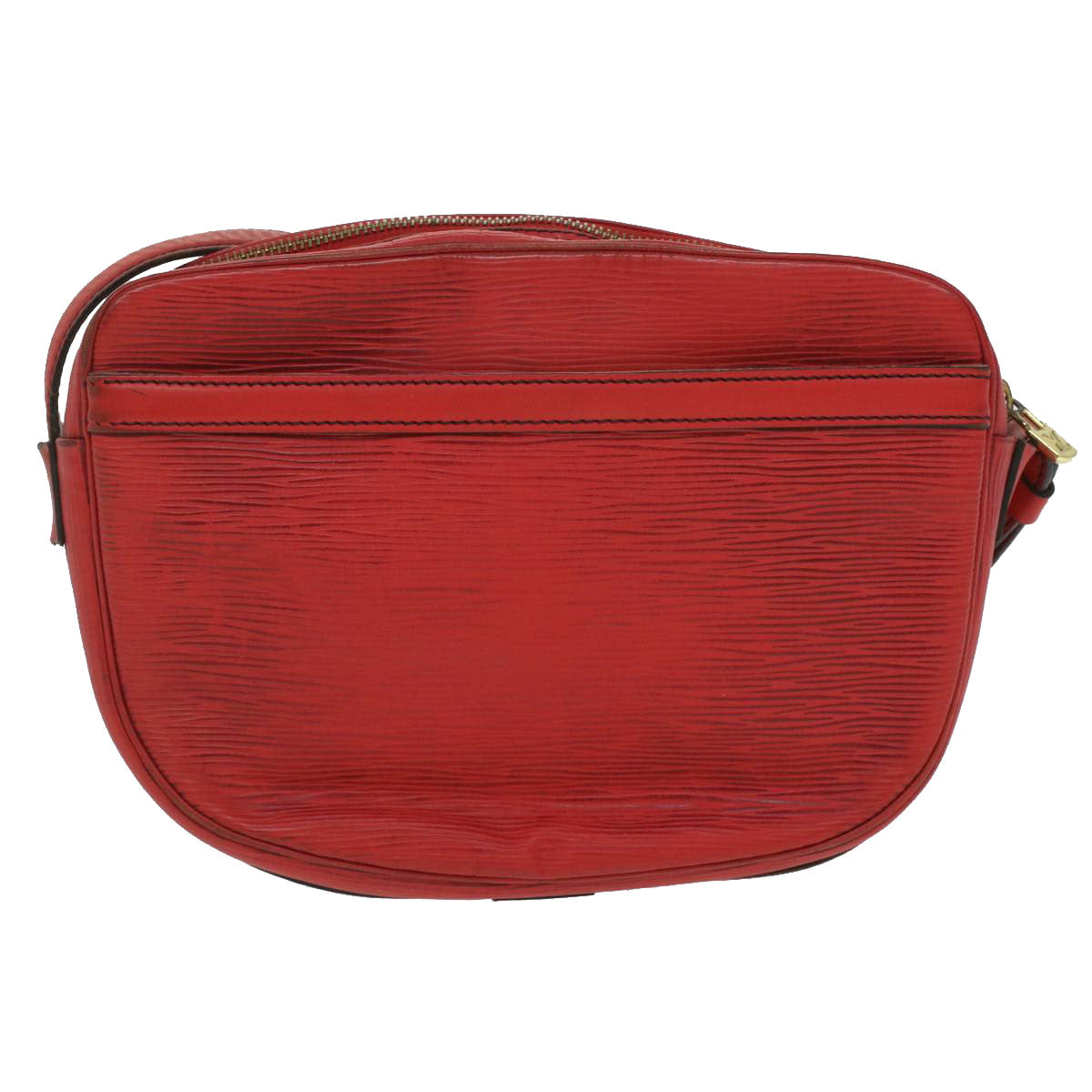 LOUIS VUITTON Epi June Feuille Shoulder Bag Red M52157 LV Auth 36897