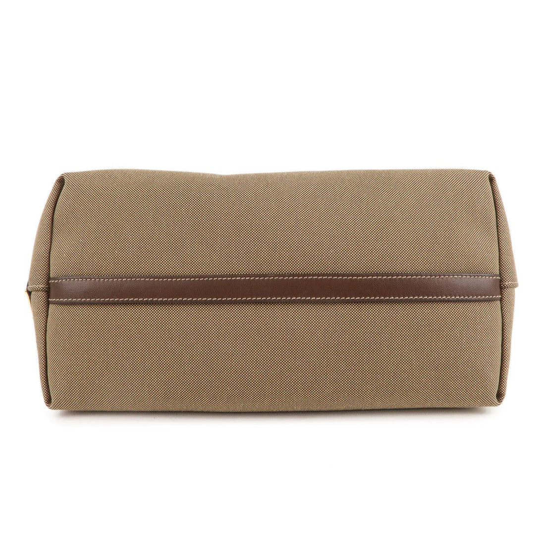 Prada Logo Jacquard Leather 2WAY Shoulder Bag Beige Brown IBA104