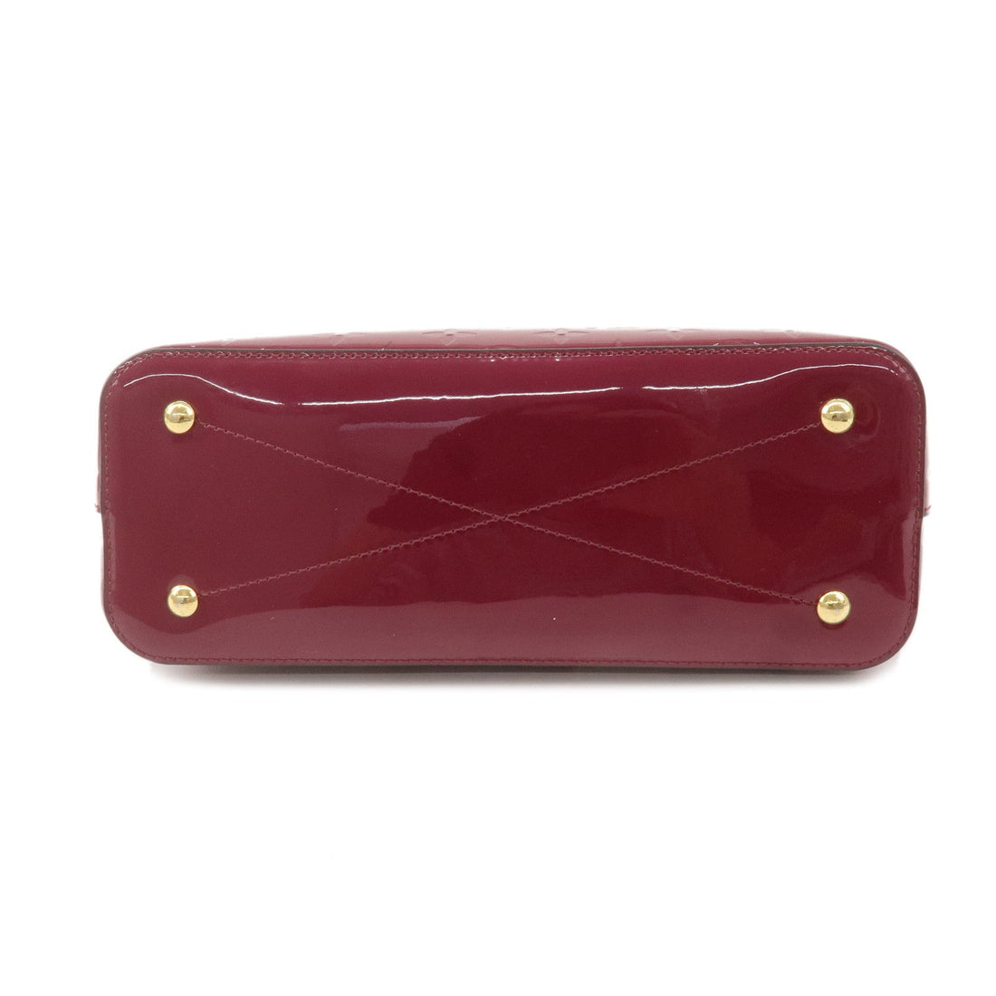 Louis Vuitton Monogram Vernis Long Beach PM Tote Bag Purple M90480