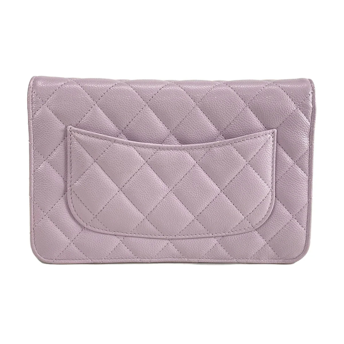 Chanel Light Purple Wallet On Chain