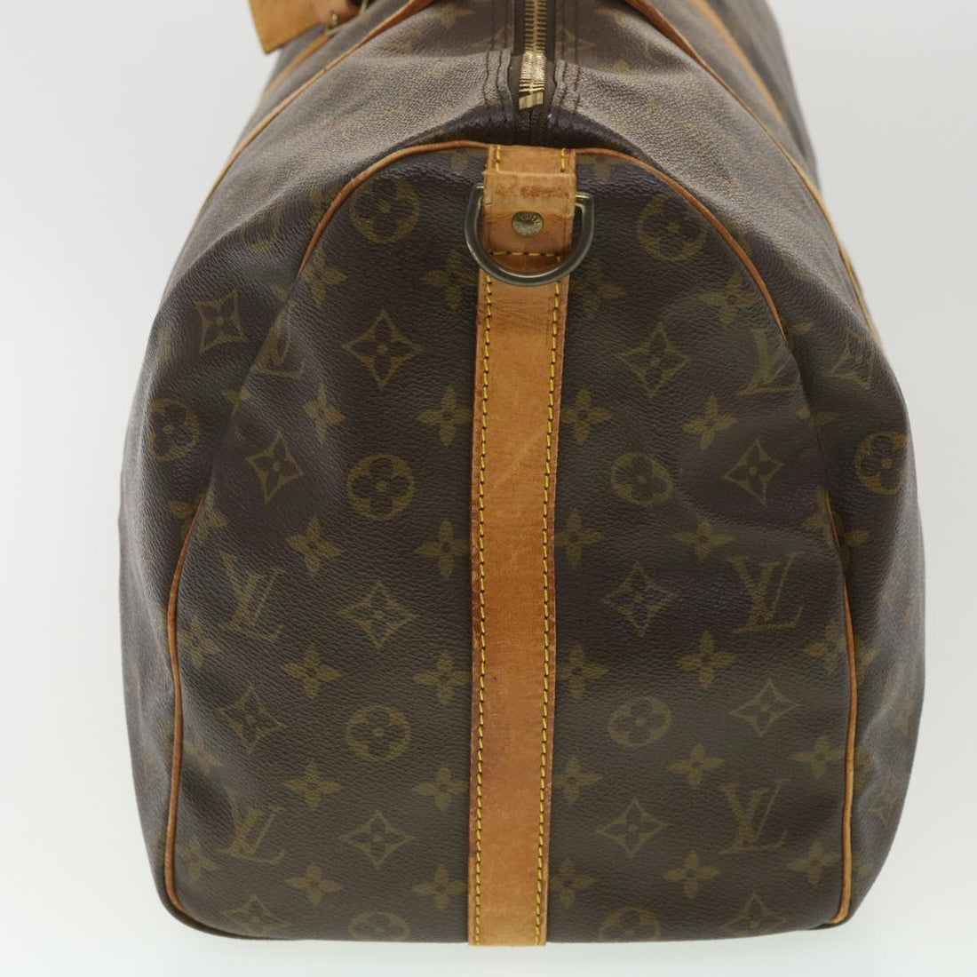 LOUIS VUITTON Monogram Keepall Bandouliere 50 Boston Bag M41416 LV Auth 38157