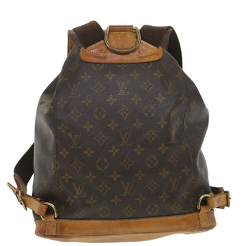 LOUIS VUITTON Monogram Montsouris GM Backpack M51135 LV Auth 38161