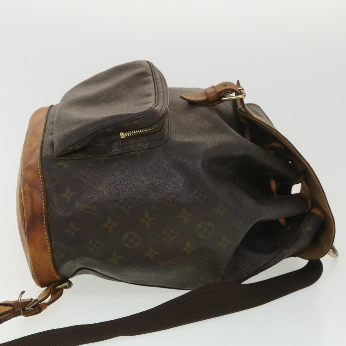 LOUIS VUITTON Monogram Montsouris GM Backpack M51135 LV Auth 38161