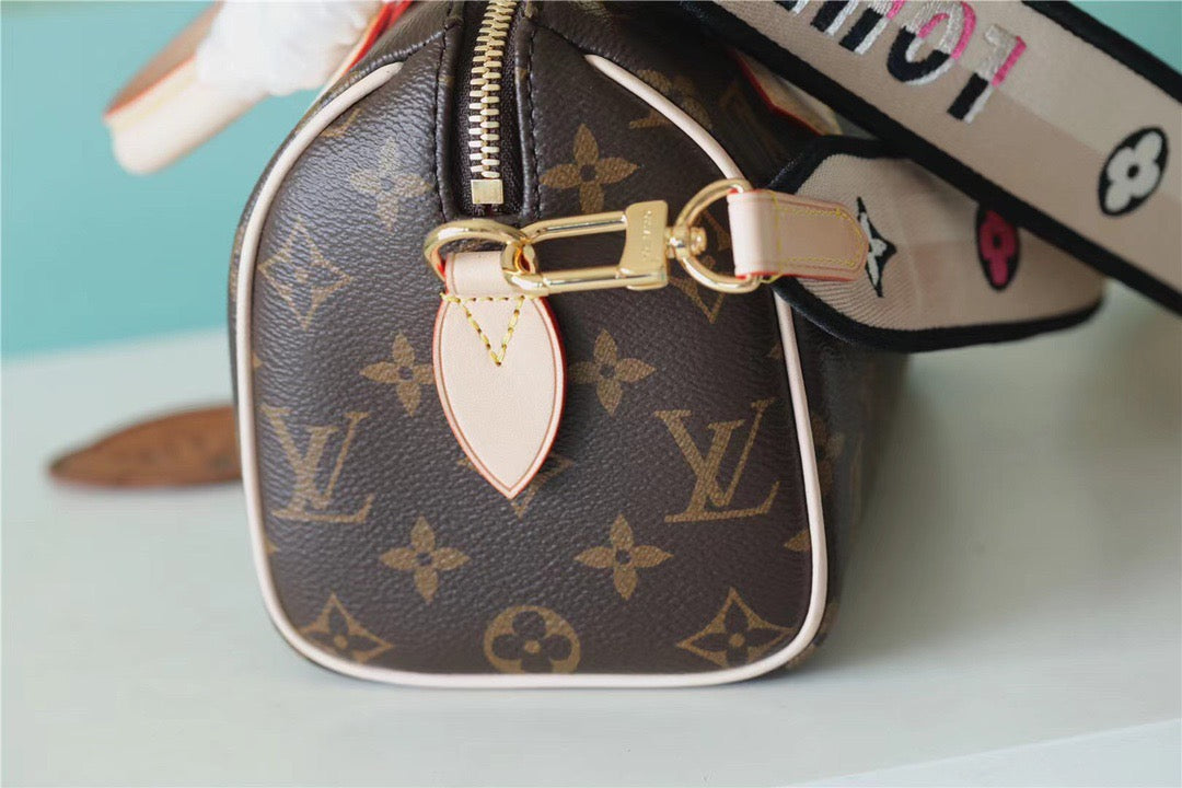 LV Speedy Bandouliere 20 Monogram Canvas Black For Womtlm,  Shoulder And Crossbody Bags 20cm/7.9in LV M46234