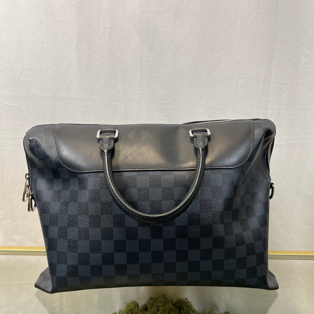 LOUIS VUITTON Damier Cobalt Porte-Documents Black Jour Bag