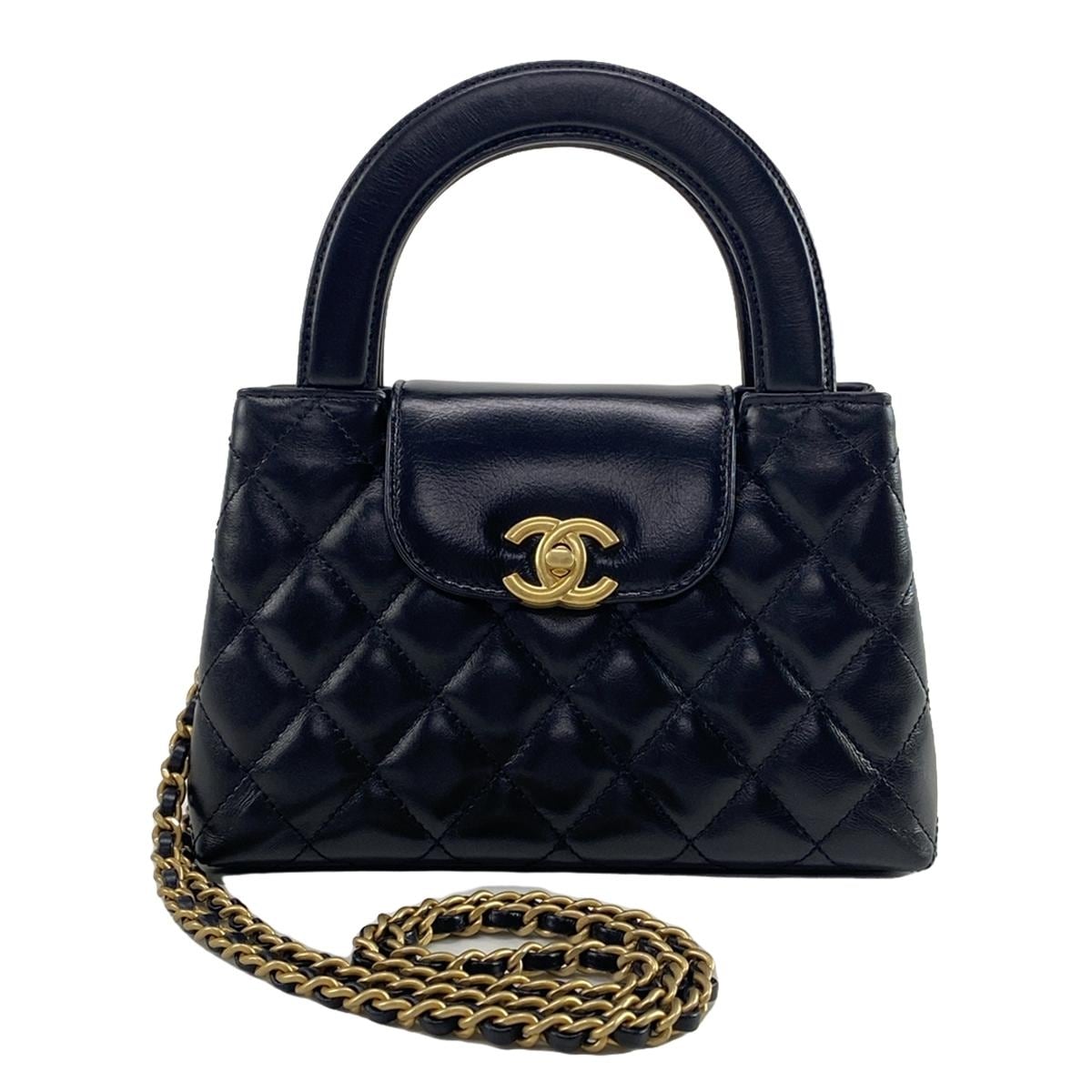 Chanel Mini Shopping Kelly Black Bag