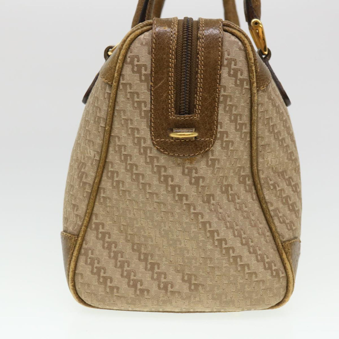 GUCCI Hand Bag Canvas 2way Beige  38861
