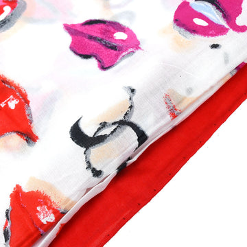 Chanel Scarf Red Small Good