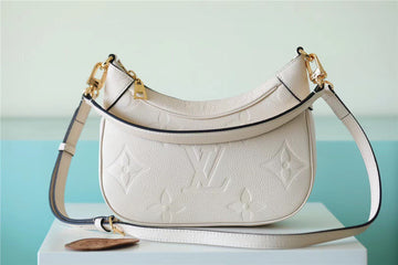 LV Bagatelle Monogram Empreinte Creme Beige For Womtlm,  Shoulder And Crossbody Bags 22cm/8.7in LV M46099