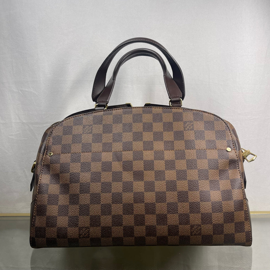 LOUIS VUITTON Damier Ebene Canvas Kensington Bowling Bag