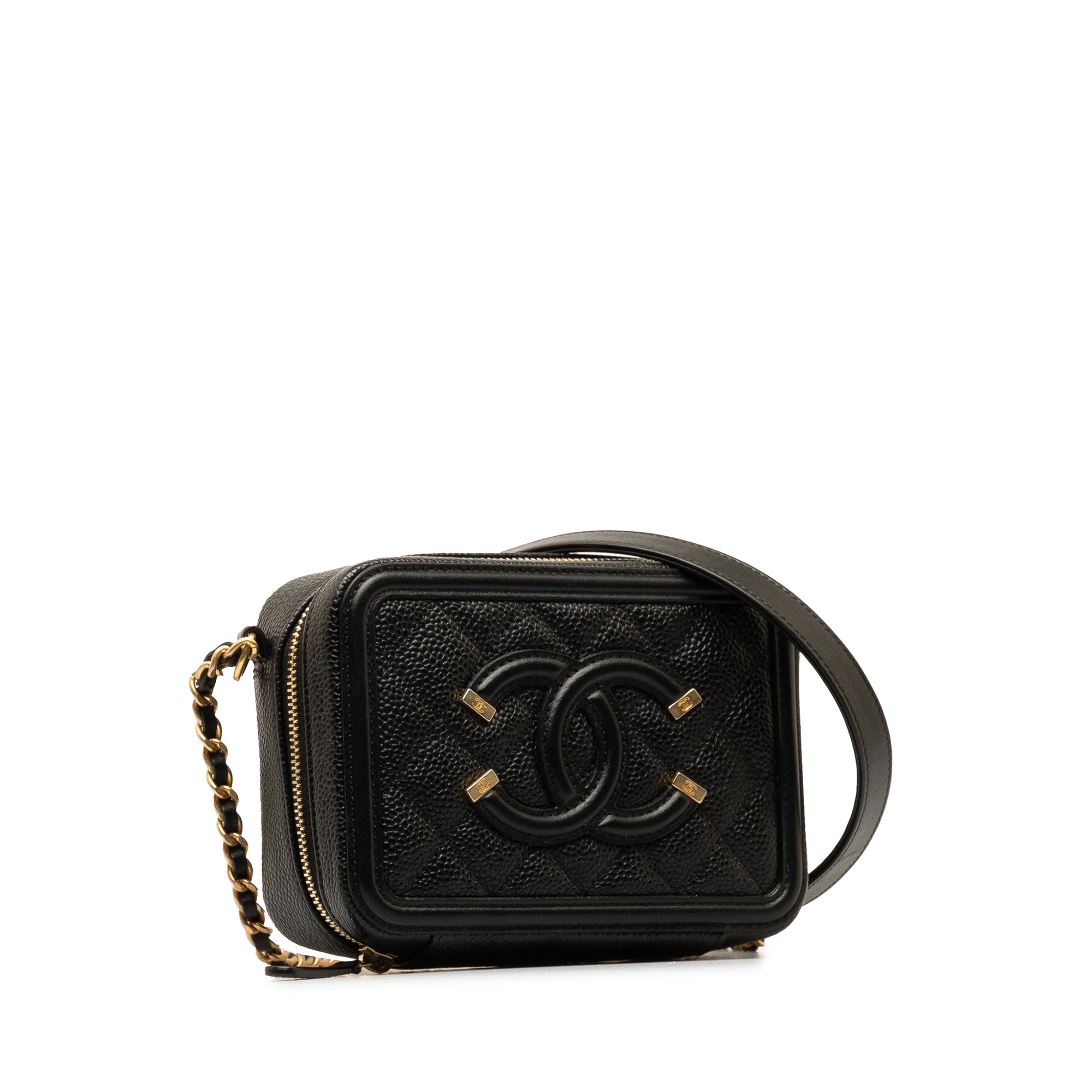 Chanel Caviar CC Filigree Crossbody Crossbody Bag