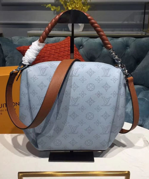 Louis Vuitton Babylone Chain BB Mahina Bleu Horizon Pumpkin