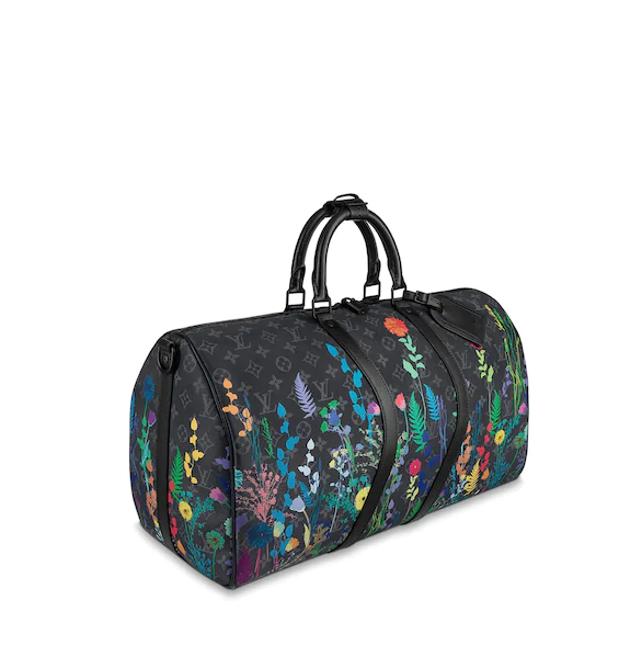 Louis Vuitton Keepall Bandouliere 50 Monogram Eclipse Foliage
