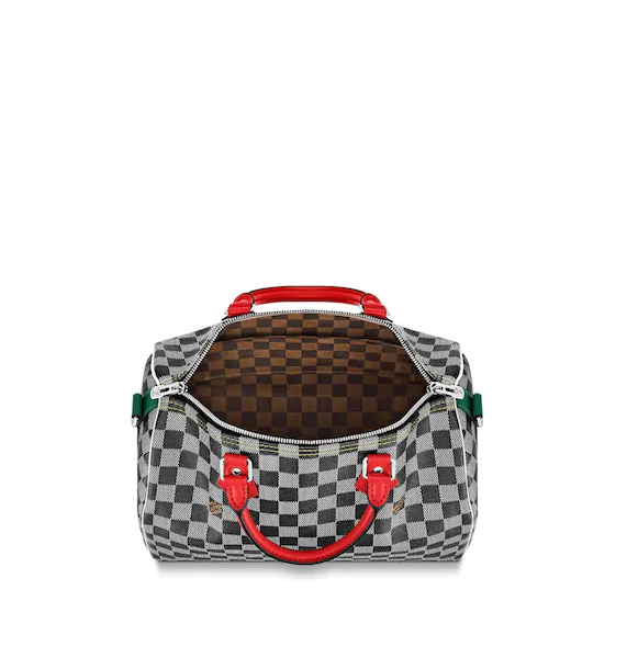 Louis Vuitton Speedy Bandouliere Damier 30 Black/White