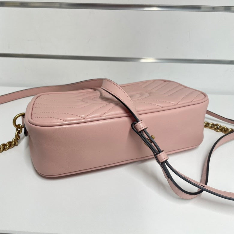 Gucci GG Marmont Small Shoulder Bag Matelasse Leather