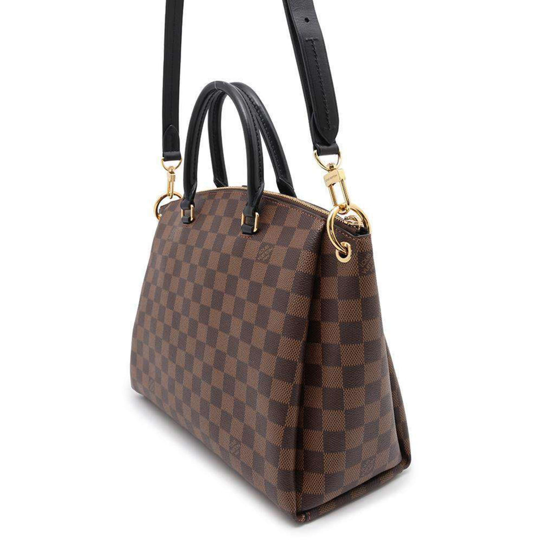 Louis Vuitton  Damier Canvas Ebene Noir Damier Canvas Shoulder Bag Tote Bag