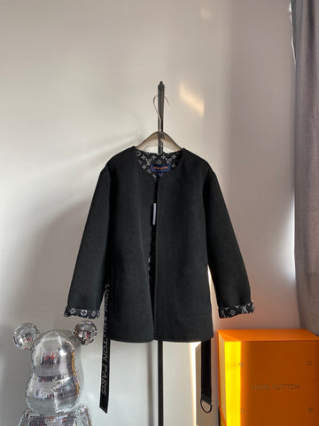 Luxury Louis Vuitton Wrap Coat 024