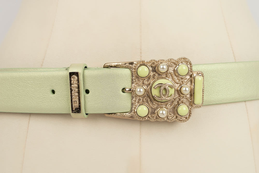 Ceinture en cuir Chanel