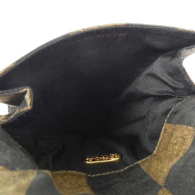 Fendi Brown Checkerboard Print Fanny Pack or Crossbody