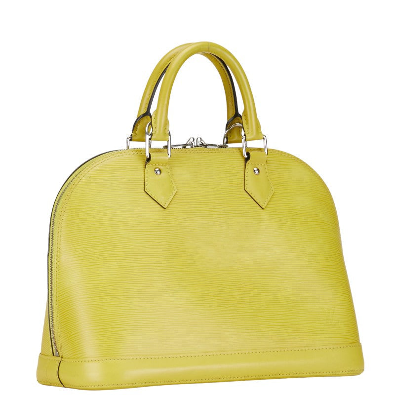 Louis Vuitton Epi Alma PM Handbag M40950 Beastash Yellow Leather Louis Vuitton