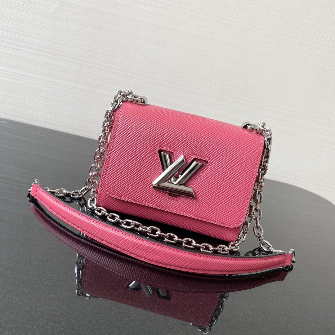 LV Twist Mini Epi Pink For Womtlm, WoHandbag, Shoulder And Crossbody Bags 6.1in/15.5cm LV M56120