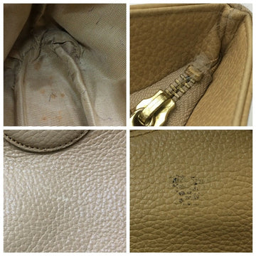 Vintage, Givenchy camel-coloured textured leather, large tote with a leather port hole/punch in the center of the top handle