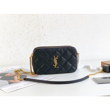 YSSL Becky Crossbody Bag Black For Womtlm 7in/18cm YSL P00533588