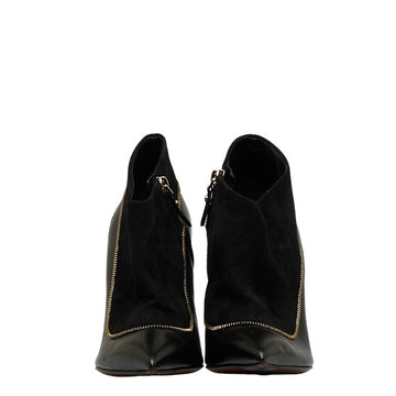 Louis Vuitton Zippoint PinHill Short Boots MA0134 Black Gold Leather Suit Louis Vuitton