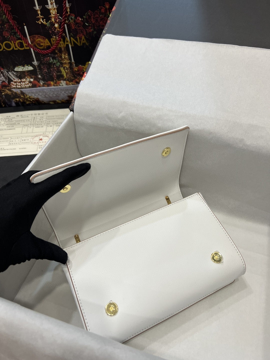 DG Nappa DG Girls Shoulder Bag White For Womtlm 8.3in/21cm DG BB6498AZ80180001