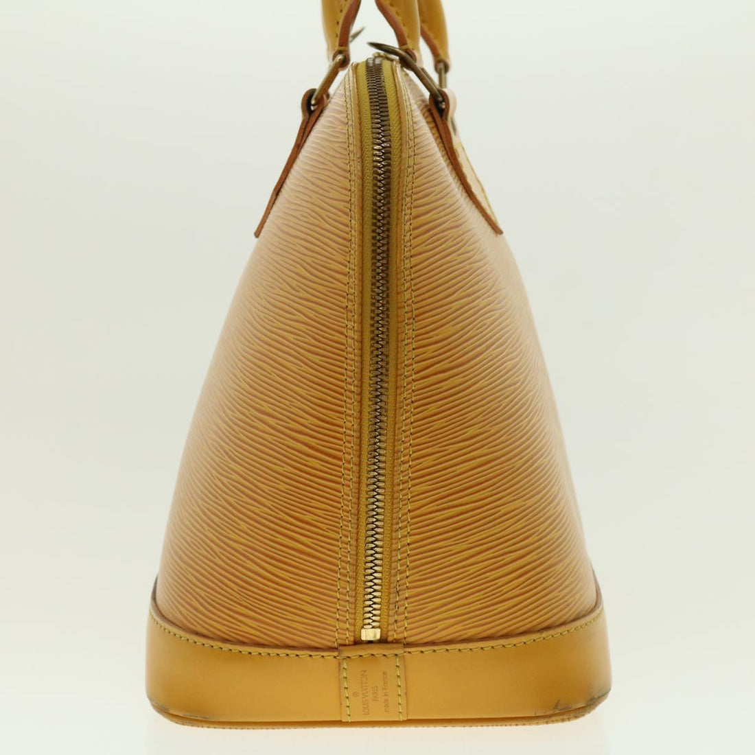 LOUIS VUITTON Epi Alma Hand Bag Tassili Yellow M52149 LV Auth 40263