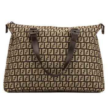 Fendi Brown Zuccino Shopping Tote