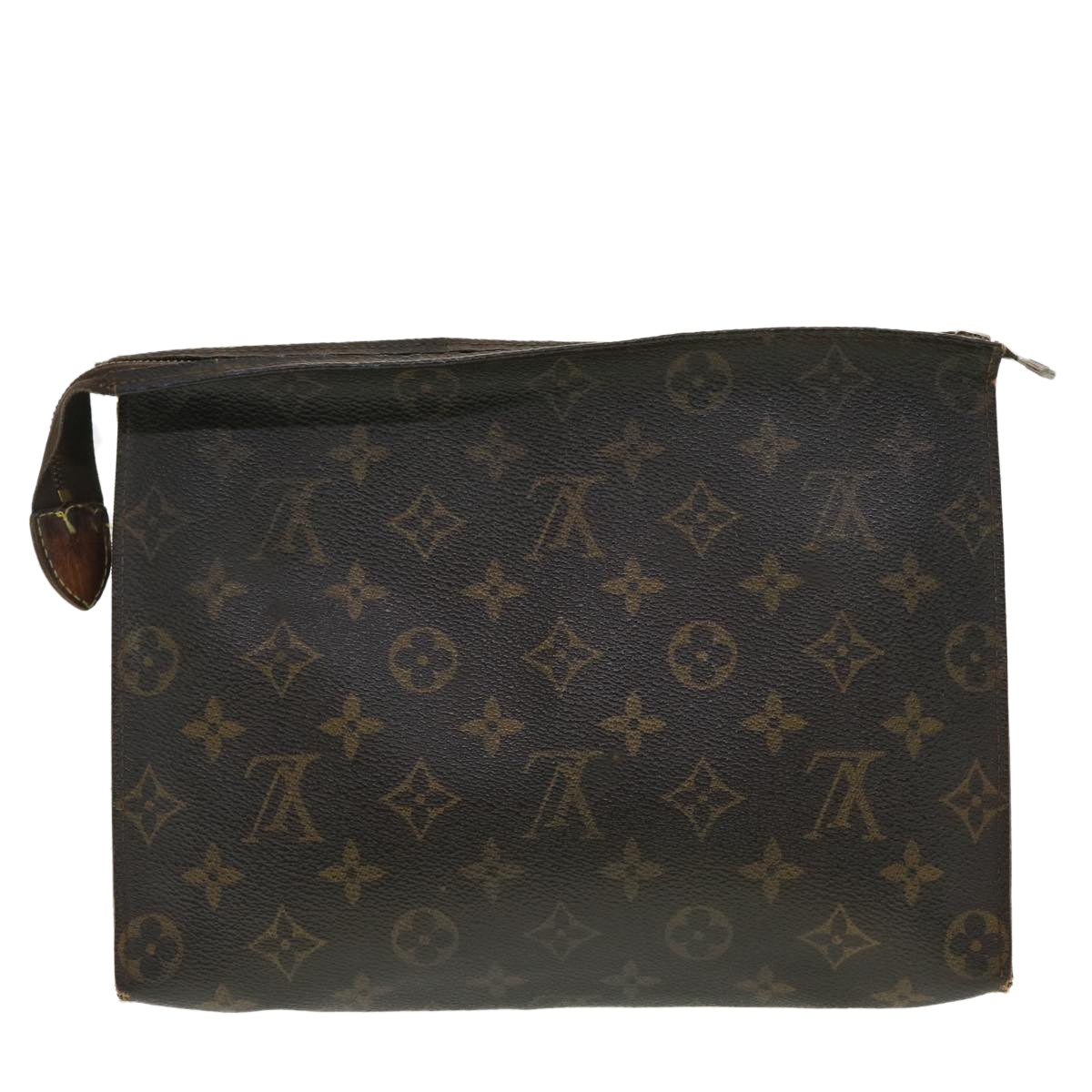 LOUIS VUITTON Monogram Poche Toilette 26 Pouch M47542 LV Auth 40640