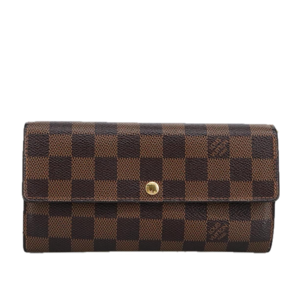 Louis Vuitton Portefeuille Sarah  Canvas Wallet