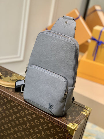 LV Avtlmue Sling Bag Taiga Grey For Mtlm, Bags, Crossbody Bags 12.2in/31cm LV M30801