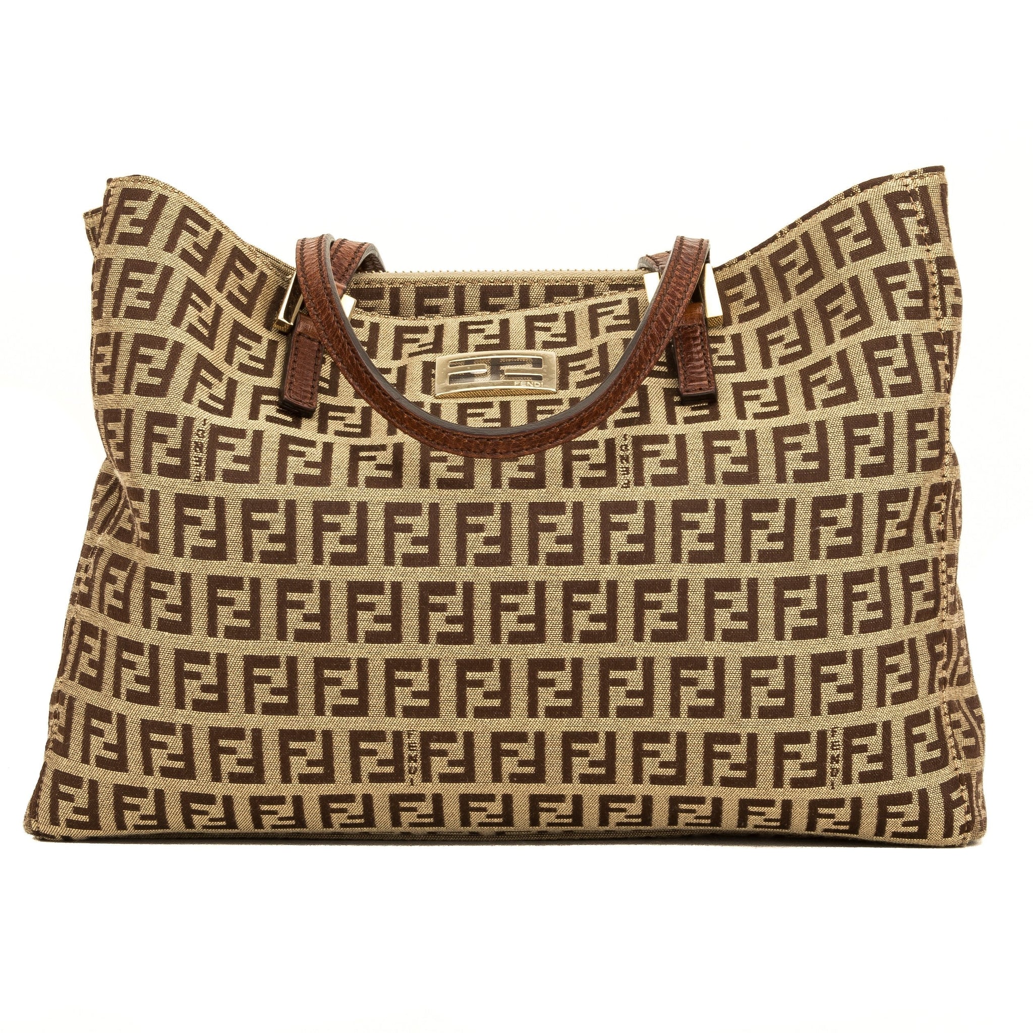 Fendi Zucchino Shopping Tote Bag (4122002)