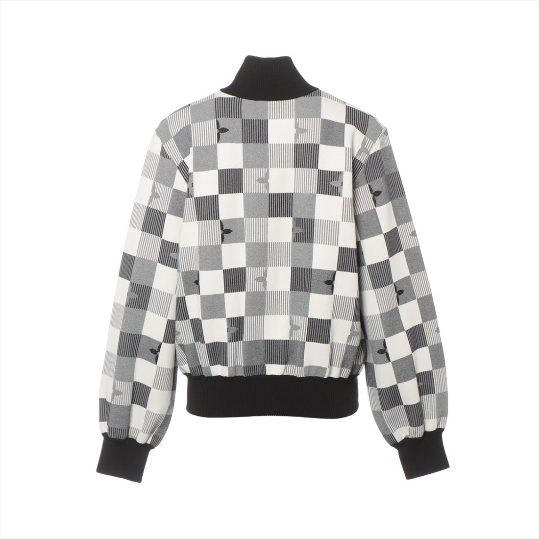 Louis Vuitton 23SS Lon x Nylon  Jacket XL  Grey x White Monogram Damier RW231W