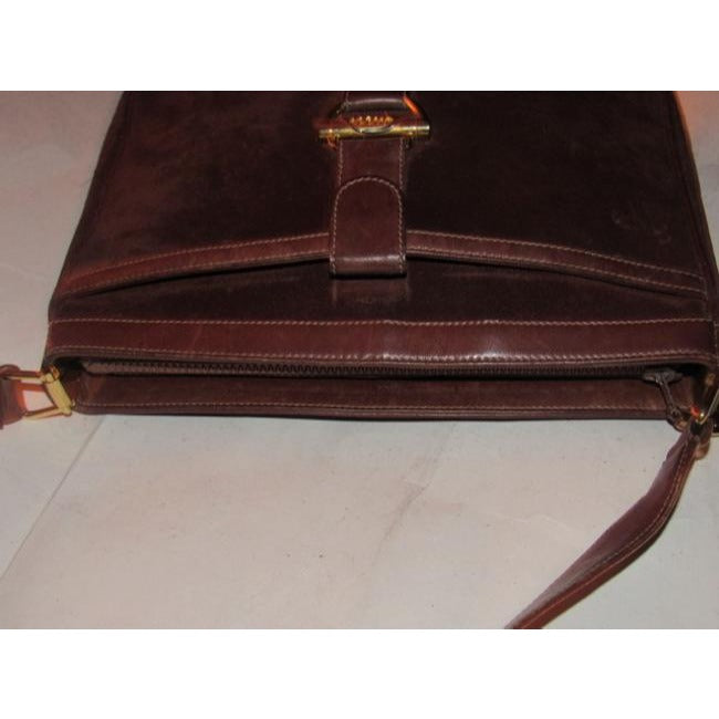 Gucci Vintage Pursesdesigner Purses Shades Of Brown In Leathersuede Leathersuede Shoulder Bag