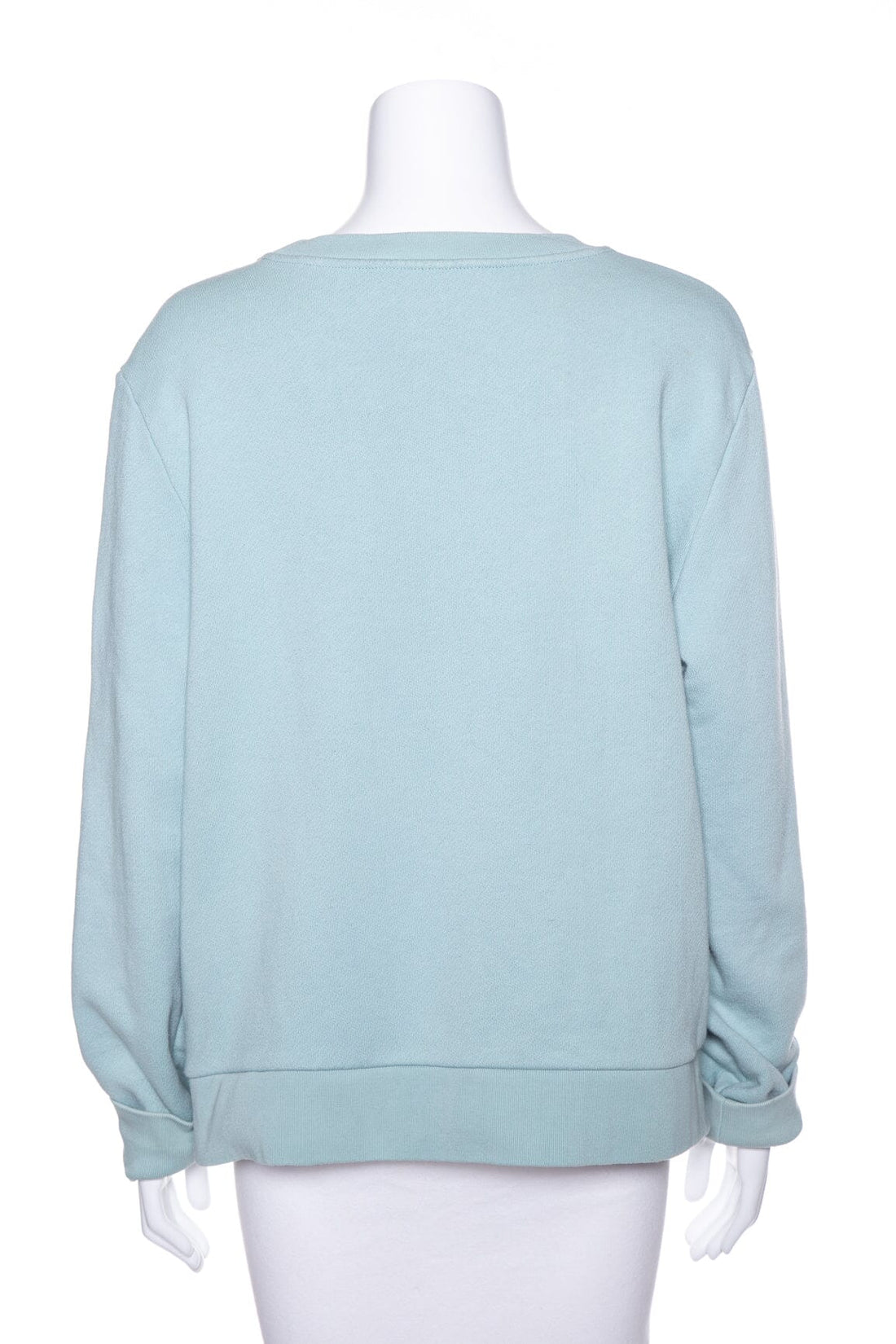 Gucci Blue Floral Embroidered Heart Sweater SZ XL