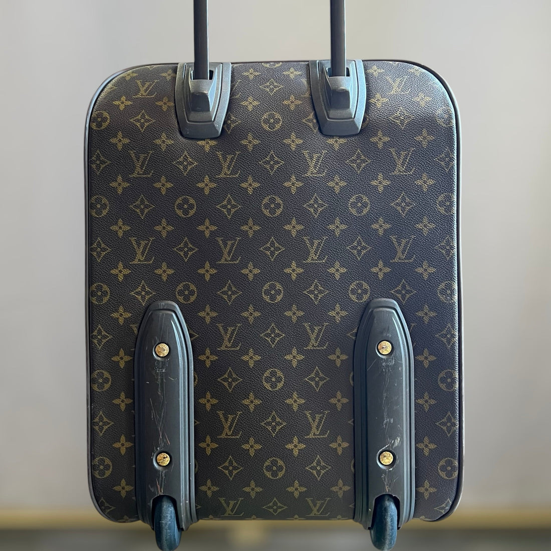 LOUIS VUITTON Pegase 50 Brown Monogram Canvas Suitcase