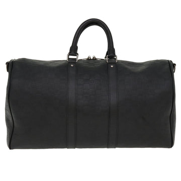 LOUIS VUITTON Damier Infini Keepall Bandouliere 45 Boston Bag N41145 LV 42163