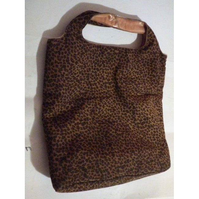 Bottega Veneta Vintage Pursesdesigner Purses Animalleopard Print Silk And Leather Tote