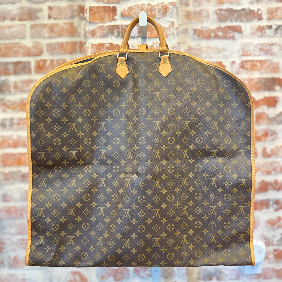 LOUIS VUITTON Brown Monogram Coated Canvas Garment Cover