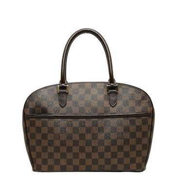 Louis Vuitton Damiere Sarria Horizontal Handbag N51282 Brown PVC Leather  Louis Vuitton