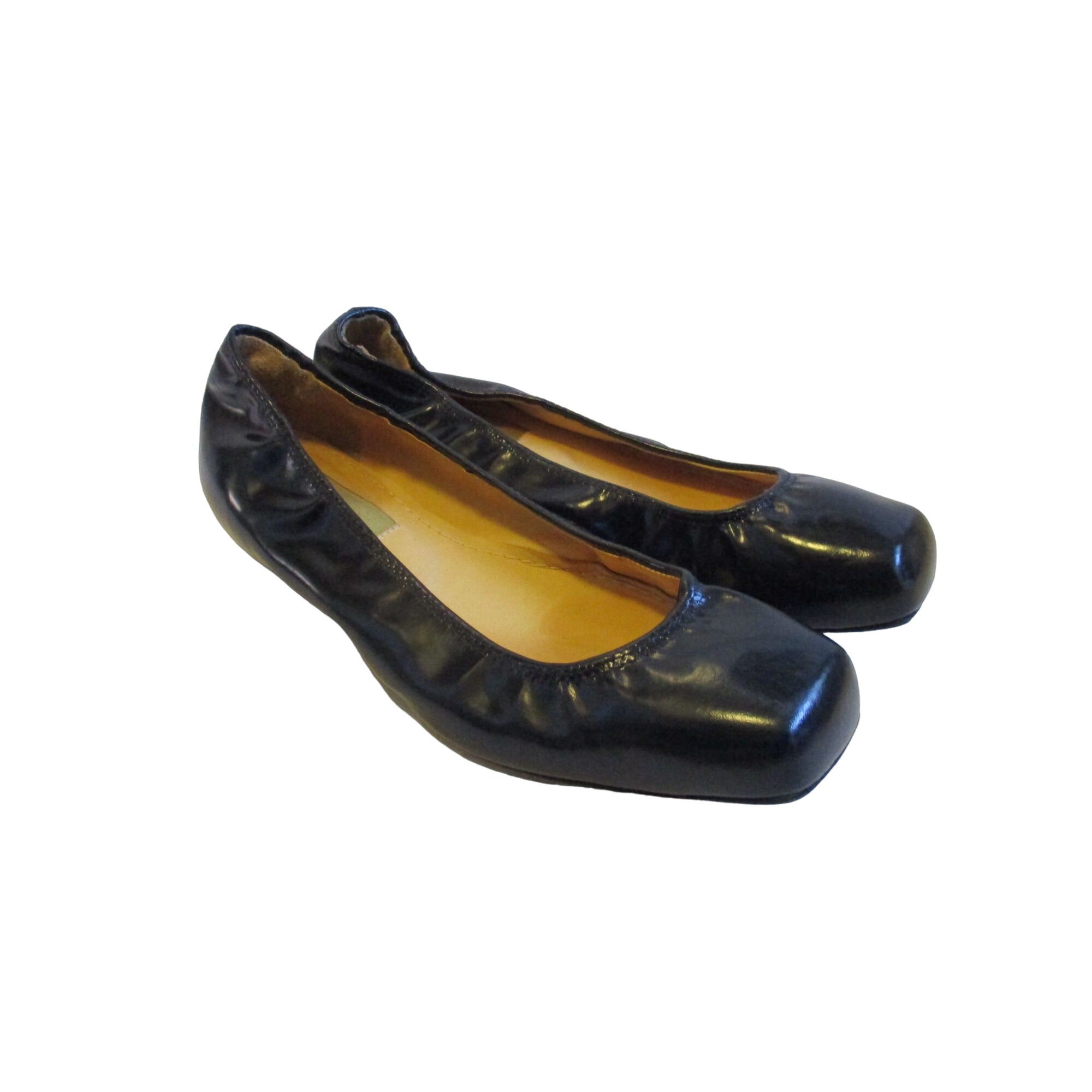 Lanvin Black Patent Leather River 2007 Ballet Flats