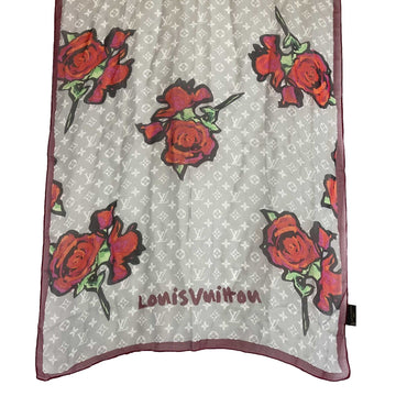 LOUIS VUITTON - Silk Rose Shall - Multicolor XL Scarf