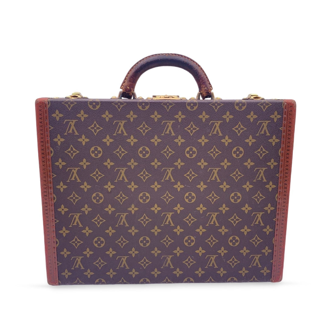 LOUIS VUITTON Vintage Monogram President Hard Case Briefcase Bag