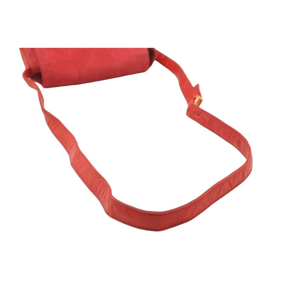 Gucci 1955 Horse-bit red leather & suede cross body