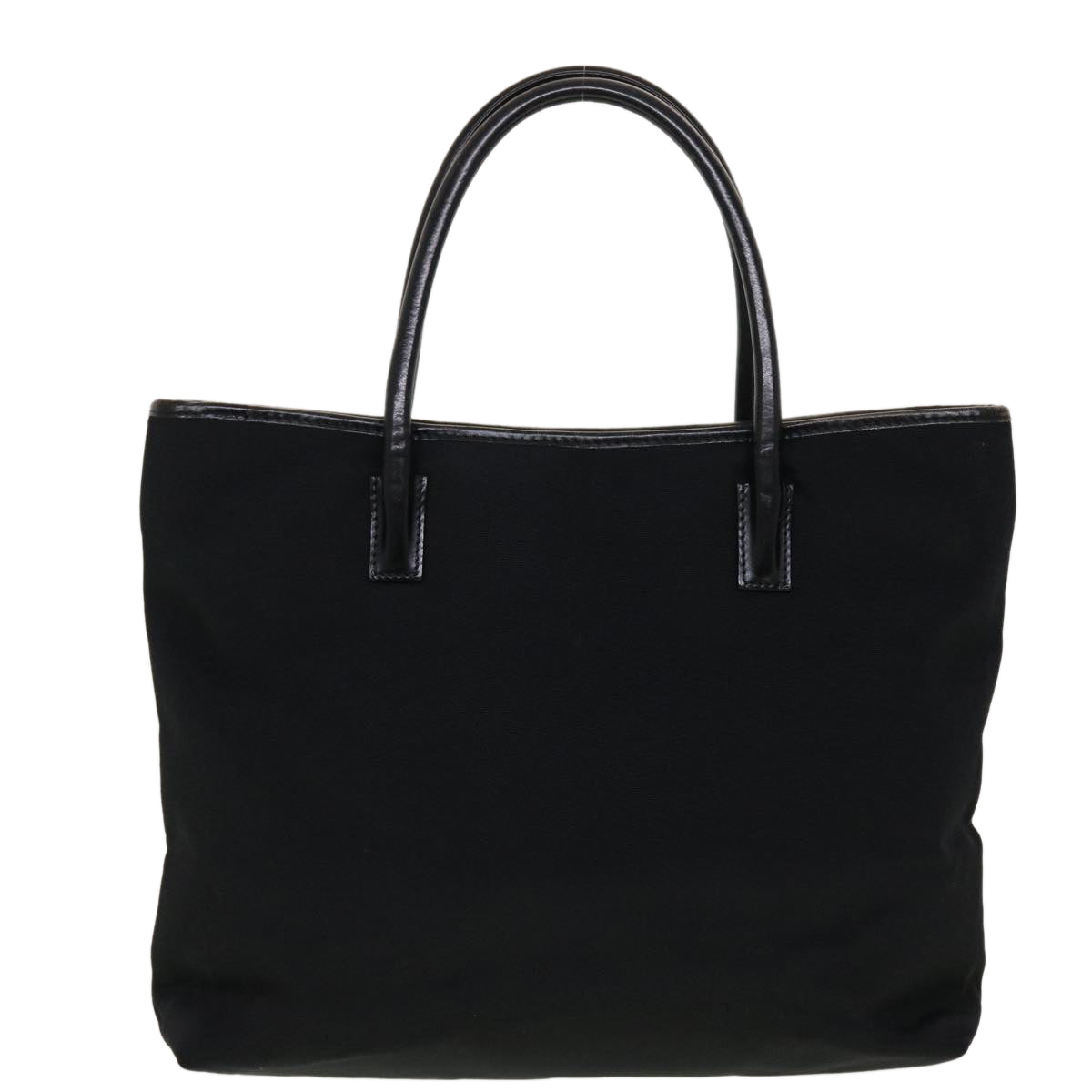 GUCCI Shoulder Bag Nylon Leather Black  45027