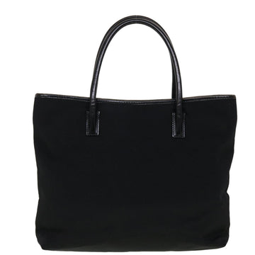 GUCCI Shoulder Bag Nylon Leather Black  45027