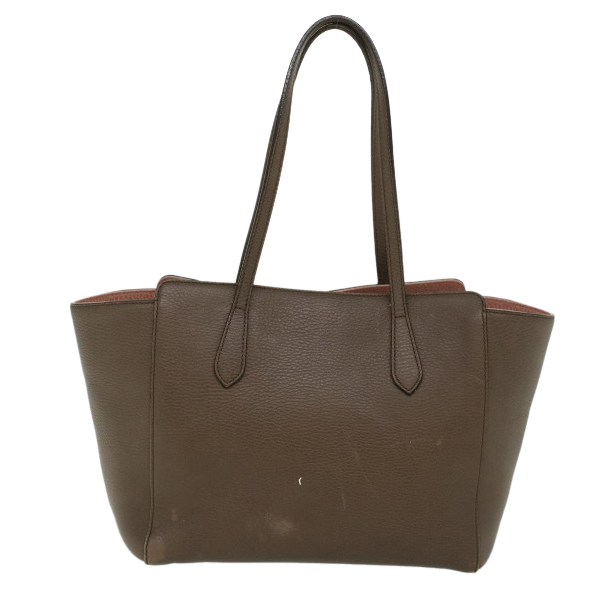 GUCCI Shoulder Bag Leather Gray 354408  45056